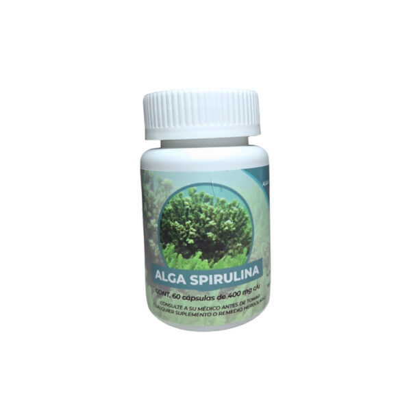 Alga spirulina 60 capsulas