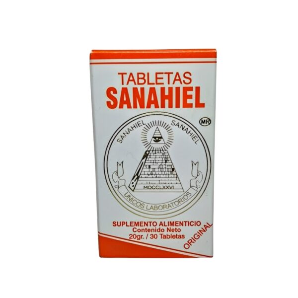 Tabletas Sanahiel vitaminas C Y B12 (INTERNO)