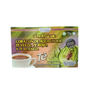 Te a base de alcahofa,té verde,té rojo y té blanco